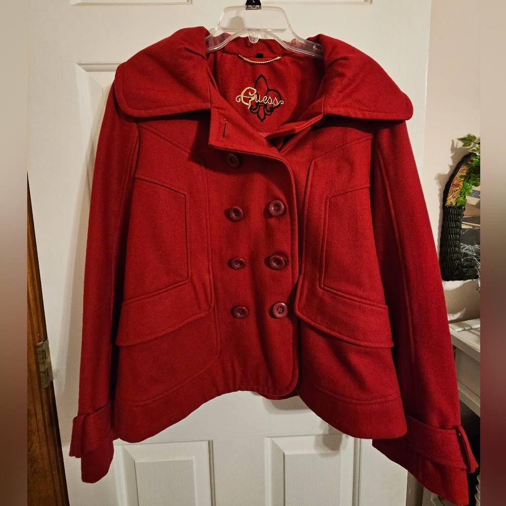 Guess XL red jacket